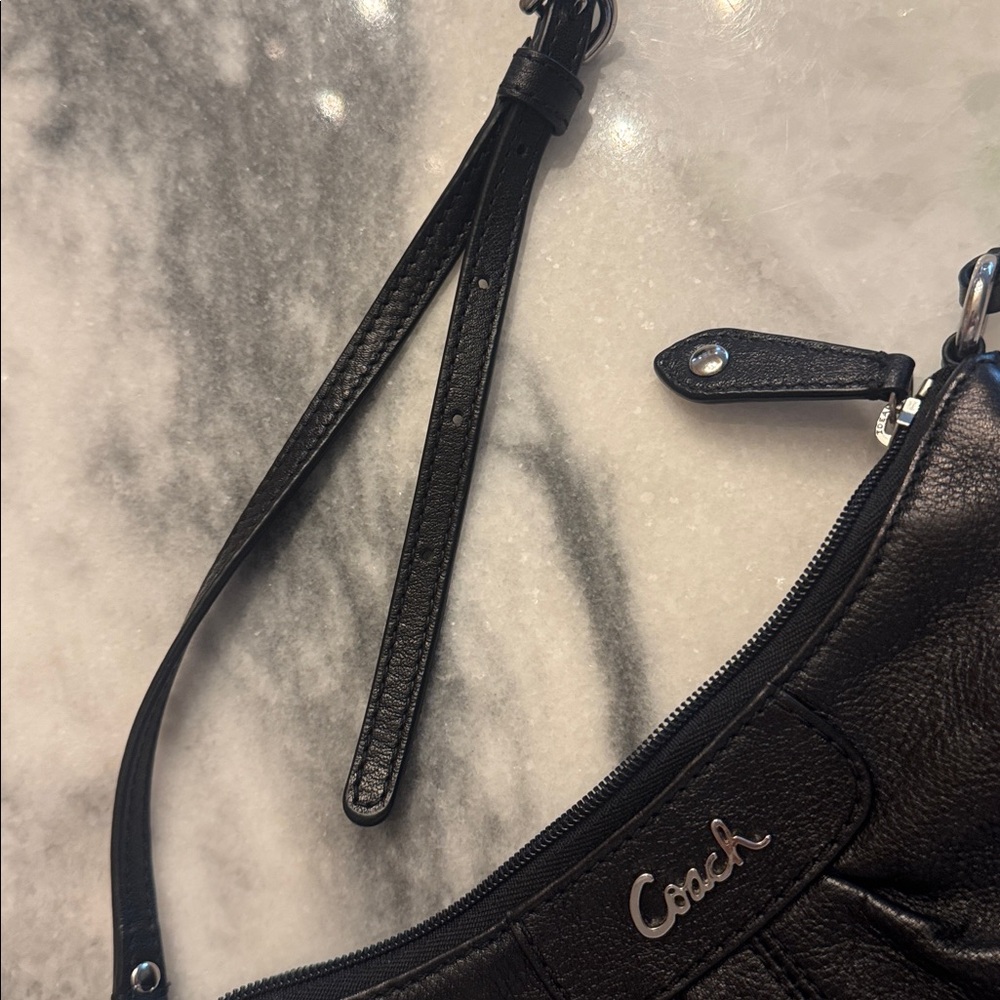 COACH Ashley leather crossbody bag in black NWOT - Picture 12 of 13